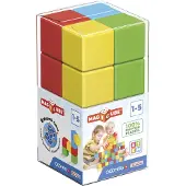 Geomag Magnetset - Magicube Full Color Crystal - 8 Delar - - One Size - Magnetiska leksaker