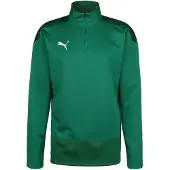 Puma Träningströja teamGOAL 23 1/4 Blixtlås - Grön/Grön, storlek Medium