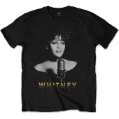 Ginza.se Whitney Houston: Unisex T-Shirt/Black & White Photo (Black) (Medium)