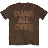 Ginza.se Frank Zappa: Unisex T-Shirt/Dumb All Over (Brown) (Large)