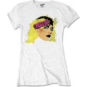 Ginza.se Blondie: Ladies Retail Pack T-Shirt/Punk Logo (White) (Medium)