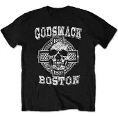 Ginza.se Godsmack: Unisex Retail Pack T-Shirt/Boston Skull (Black) (Small)