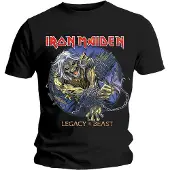 Ginza.se Iron Maiden: Unisex T-Shirt/Eddie Chained Legacy (Black) (Small)
