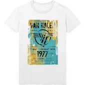 Ginza.se Van Halen: Unisex T-Shirt/Pasadena '77 (White) (Large)