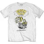 Ginza.se Green Day: Unisex T-Shirt/Longview Doodle (White) (X-Large)