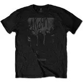Ginza.se Korn: Unisex T-Shirt/Knock Wall (Black) (Medium)