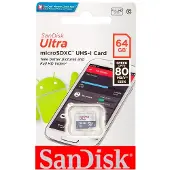 SanDisk Ultra Micro Sdxc 64gb Class 10 Minneskort