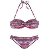 s.Oliver Bikini beige / petrol / hallon / ljusrosa / pärlvit