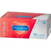 Pasante Unique Latexfria Tunna Kondomer 72 st - Klar - Klar