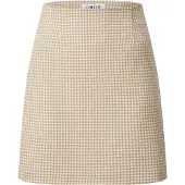 EDITED The Label Kjol 'Josie' kräm / mörkbeige