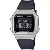 Casio W-217HM-7BVDF Illuminator Digital Sportklocka - Silver & Svart