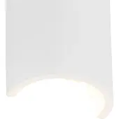 QAZQA Modern vägglampa vit - Colja Novo