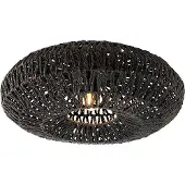 QAZQA Retro taklampa svart 50 cm - Lina