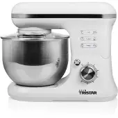 Tristar MX-4817, 5 l, Vit, Knappar, Rotations-, Rostfritt stål, Plast, 1200 W