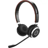 Jabra Evolve 65 UC stereo - Headset - på øret - Bluetooth - trådløs - med Jabra LINK 360 Adapter (Uden base)