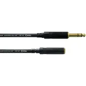 Cordial CFM 3 VY Audio Förlängningskabel [1x Teleplugg 6.35 mm - 1x Telejack 3.5 mm] 3.00 m