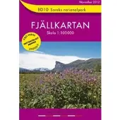 BD10 Sareks Nationalpark Fjällkartan : Skala 1:100000