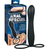 You2Toys - Anal dildo med penisring - svart