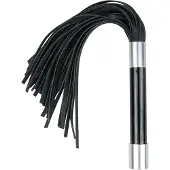 Erotic Treasure Flogger Piska - Svart