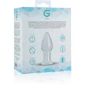 Huismerk - Clear Glass Buttplug, no. 24