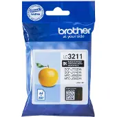 Brother LC3211BK svart bläckpatron (original)