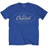 Ginza.se Capitol Records: Unisex T-Shirt/Logo (Blue) (XX-Large)