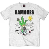 Ginza.se Ramones: Unisex T-Shirt/Loco Live (White) (Small)