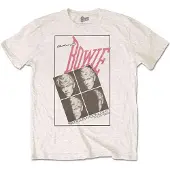 Ginza.se David Bowie: Unisex T-Shirt/Serious Moonlight (White) (X-Large)