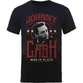 Ginza.se Johnny Cash: Unisex T-Shirt/Man In Black (Black) (Medium)