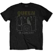Ginza.se Queen: Unisex T-Shirt/In Concert (Black) (Large)