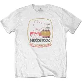 Ginza.se Woodstock: Unisex T-Shirt/Peace Love Music (White) (XX-Large)