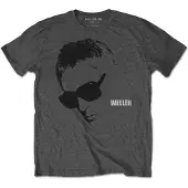 Ginza.se Paul Weller: Unisex T-Shirt/Glasses Picture (Charcoal Grey) (Small)