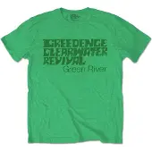 Ginza.se Creedence Clearwater Revival: Unisex T-Shirt/Green River (Irish Green) (X-Large)