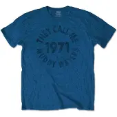 Ginza.se Muddy Waters: Unisex T-Shirt/They Call Me¿ (Denim Blue) (Medium)