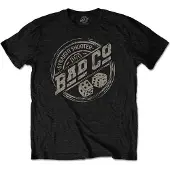 Ginza.se Bad Company: Unisex T-Shirt/Straight Shooter Roundel (Black) (Medium)
