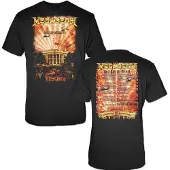 Ginza.se Megadeth: Unisex T-Shirt/China Whitehouse (Black) (Back Print) (Large)