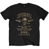 Ginza.se Avenged Sevenfold: Unisex T-Shirt/Seize the Day (Black) (Small)