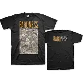 Ginza.se Baroness: Unisex T-Shirt/Gold & Grey (Black) (Back Print) (Small)