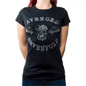 Ginza.se Avenged Sevenfold: Ladies T-Shirt/Death Bat (Black) (Embellished) (XX-Large)