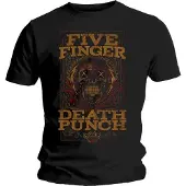 Ginza.se Five Finger Death Punch: Unisex T-Shirt/Wanted (Black) (Small)