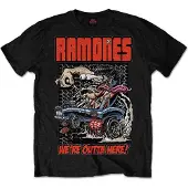 Ginza.se Ramones: Unisex T-Shirt/Outta Here (Black) (Small)