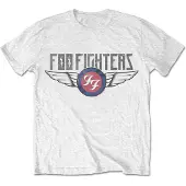Ginza.se Foo Fighters: Unisex T-Shirt/Flash Wings (White) (Small)