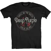 Ginza.se Deep Purple: Unisex T-Shirt/Smoke Circle (Black) (X-Large)