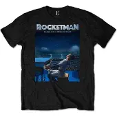 Ginza.se Elton John: Unisex T-Shirt/Rocketman Starry Night (Black) (Medium)