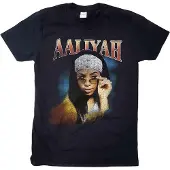 Ginza.se Aaliyah: Unisex T-Shirt/Trippy (Black) (Large)