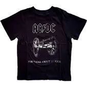 Ginza.se AC/DC: Kids Toddler T-Shirt/About to Rock (Black) (4 Years)