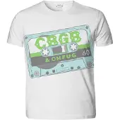 Ginza.se CBGB: Unisex Sublimation T-Shirt/Tape (White) (Medium)