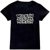 Ginza.se Marilyn Manson: Kids T-Shirt/Classic Logo (Black) (12-13 Years)