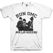 Ginza.se Run DMC: Unisex T-Shirt/Hollis Queen Pose (White) (Medium)