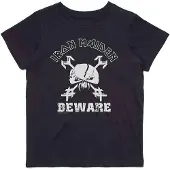 Ginza.se Iron Maiden: Kids T-Shirt/Beware (Black) (Glitter Print) (11-12 Years)